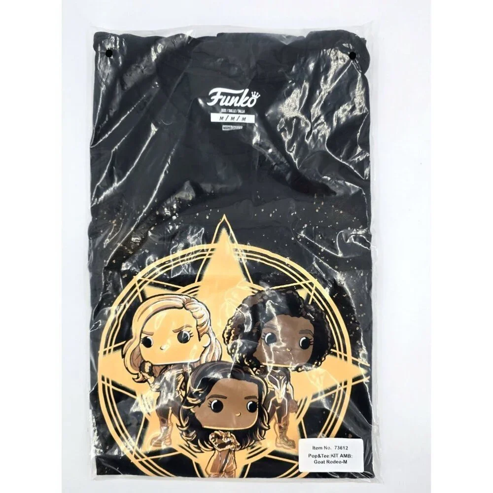 Funko Pop! Captain Marvel 1265 Marvel Collector Corps Exclusive Shirt & Sticker